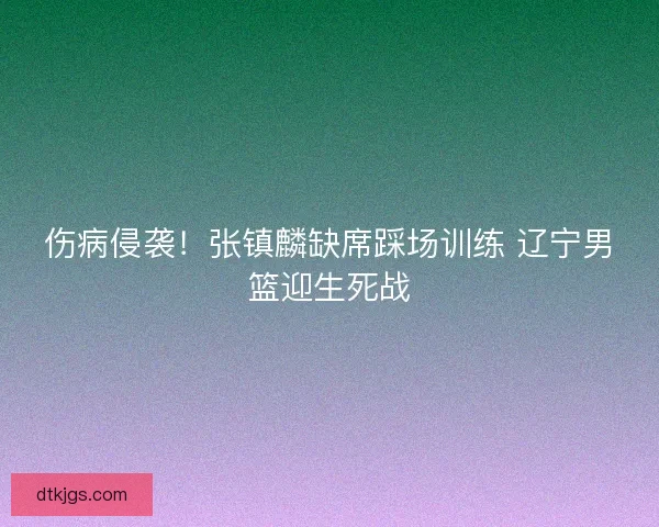 伤病侵袭！张镇麟缺席踩场训练 辽宁男篮迎生死战